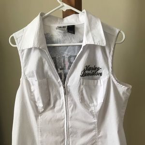 Harley Davidson sleeveless shirt